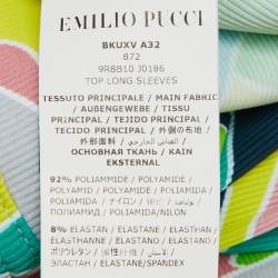 Emilio Pucci Kids Multicolor Iride Print Knit Shorts & Top Set Size 12 Yrs  