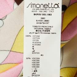 Emilio Pucci Kids Pink Printed Cotton Hooded Jacket Size 10 Yrs