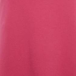 مملوكة مسبقًا Emilio Pucci Pink Cotton Knit Raglan Sleeves Dress 12Yrs