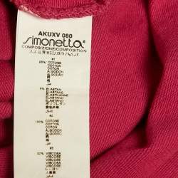 مملوكة مسبقًا Emilio Pucci Pink Cotton Knit Raglan Sleeves Dress 12Yrs