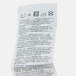 Pre Owned Emporio Armani Kids Grey Monogram Knit Crewneck Sweater 10 Yrs