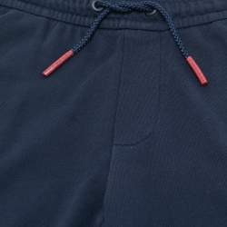 Pre Owned Emporio Armani Kids Navy Blue Cotton Shorts 10 Yrs