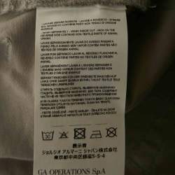 Pre Owned Emporio Armani Grey Cotton Chino Shorts 12 Yrs