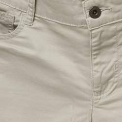 Pre Owned Emporio Armani Grey Cotton Chino Shorts 12 Yrs