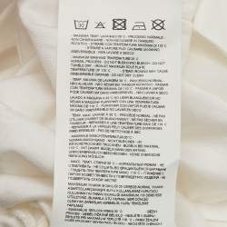 مملوكة مسبقًا Emporio Armani Kids White Pattern Cotton Shirt 18M