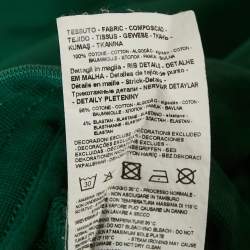 Pre Owned Emporio Armani Kids Green Cotton Jogger Pants 10Yrs