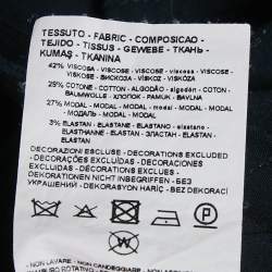 Pre Owned بنطلون كريب مزيج أزرق كحلي إمبريو أرماني مقاس 12 سنة