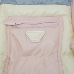 Pre Owned Emporio Armani Multicolour Nylon Puffer jacket 8Yrs