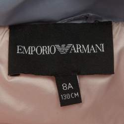 Pre Owned Emporio Armani Multicolour Nylon Puffer jacket 8Yrs