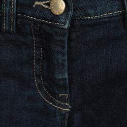 Ermanno Scervino Junior Indigo Dark Wash Denim Flared Jeans 8 Yrs