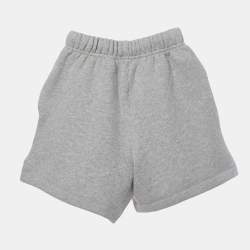 Pre Owned Fear of God Grey Logo Applique Cotton Shorts 6-7Yrs