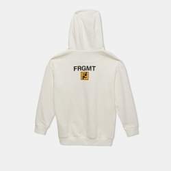 Pre Owned Fendi x FRGMT x Pokémon White Printed Cotton Hoodie 12 Yrs 