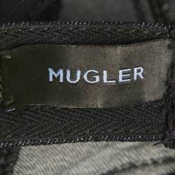 Pre Owned Fendi Kids Black Zucca Side Band Trim Jersey Joggers 9 Yrs