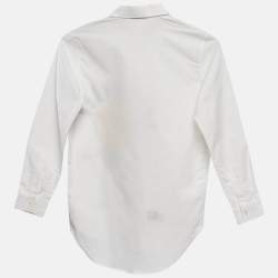 Fendi Kids White Bulb Print Cotton Shirt Size 12 Yrs