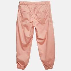Fendi Kids Pink Stretch Satin Jogger Pants 8 Yrs