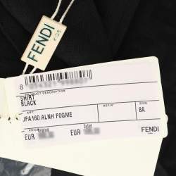 Fendi Black FF Motif Cotton Long Sleeved Jacket 6Yrs