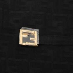 Fendi Black FF Motif Cotton Long Sleeved Jacket 6Yrs