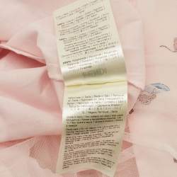 Fendi Kids Pink Teddy Pois Pop Print Cotton Dress Set 6M
