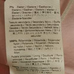 Pre Owned Fendi Kids Pink Cotton Knit Ruffled Dress 12M