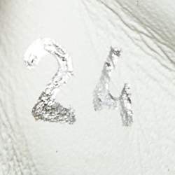 Pre Owned Fendi Brown/White Zucca Leather Logo Strap Sneakers Size 24