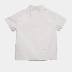 Fendi Kids White Cotton Blend Shirt 18M