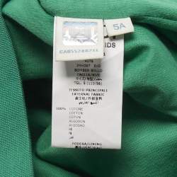 مملوكة مسبقًا Fendi Kids Green Cotton Varsity Jacket 5Yrs