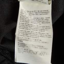 Pre Owned Fendi Kids Black FF Side Stripe Jersey Joggers 6Yrs