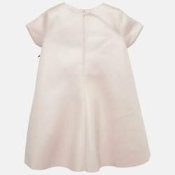 مملوكة مسبقًا Fendi Kids Pink Neoprene Bow Detail Dress 3 Yrs
