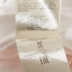 Pre Owned Fendi Kids White Cotton Ruffled Hem Top 12 M