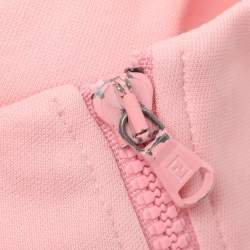 Pre Owned Fendi Kids Pink Jersey Track Tracksuit 8 Yrs