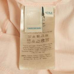 مملوكة مسبقًا توب قطن فندي للأطفال بلون وردي مطرز بشعار "FF" مقاس 12 شهرًا