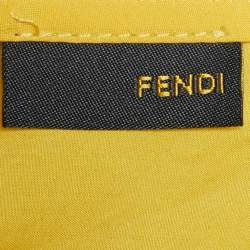 Pre Owned Fendi Kids Peach/Yellow Cotton Dress 4Yrs