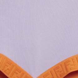 Pre Owned Fendi Kids Lavender Jersey Cut-Out Dress 8Yrs