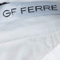 GF Ferre White Swarovski Logo Dress 6 Yrs 