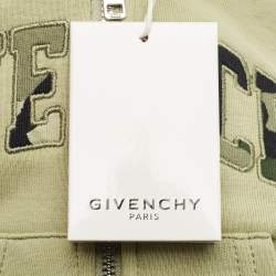 Givenchy Kids Green Logo Embroidery Cotton Knit Hoodie and Sweatpants Set 6 M