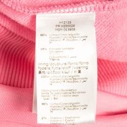 Givenchy Pink Logo Embroidered Cotton Blend Hoodie Dress 12 Y