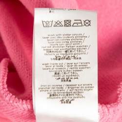 Givenchy Pink Logo Embroidered Cotton Blend Hoodie Dress 12 Y