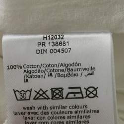 Givenchy Kids White Broderie Fracaise Cotton Ruffled Dress 10 Yrs
