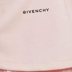 Pre Owned Givenchy Kids Pink Monogram Cotton Dress 9M