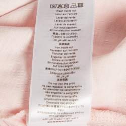 Pre Owned Givenchy Kids Pink Monogram Cotton Dress 9M