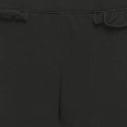 مملوكة مسبقًا Givenchy Kids Black Jersey Ruffled Leggings 3 Yrs