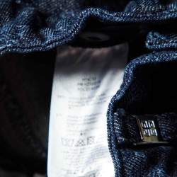 Givenchy Blue Logo Pattern Denim Jeans 6 Yrs