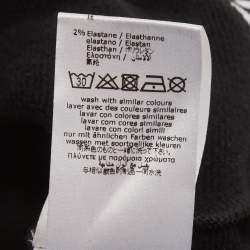 Pre Owned Givenchy Black Kids Black Logo Band Detail Cotton Knit Hoodie 8 Yrs