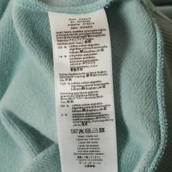 Pre Owned Givenchy Kids Blue Logo Embroidered Hoodie 12+ Yrs