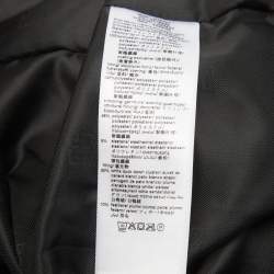 Pre Owned معطف جيفنشي منفخ أسود صناعي 8 سنوات