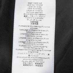 Pre Owned معطف جيفنشي منفخ أسود صناعي 8 سنوات