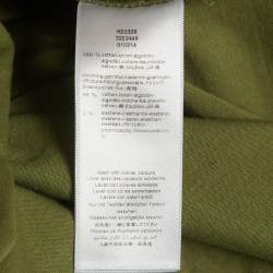 Pre Owned Givenchy Kids Green Logo Graphic Jersey T-Shirt 8 Yrs