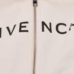 Givenchy Pink Logo Print Cotton Zip-Up Hooded Jacket 8 Yrs