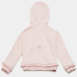 Pre Owned هودي قطن بشعار وردي للأطفال من جيفنشي 3 سنوات