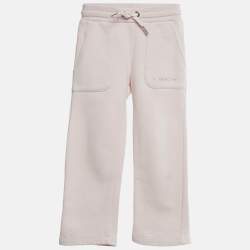 مملوكة مسبقًا بنطلون جيفنشي أطفال محبوك قطن وردي 3 سنوات